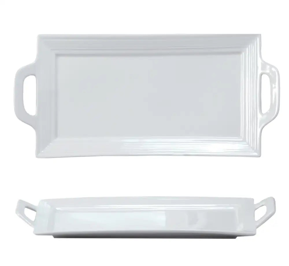 VASSOIO RETTANGOLARE CON MANICI 33X19 CM PLATES 14431 MEDRI - 11460207 - MEDRI