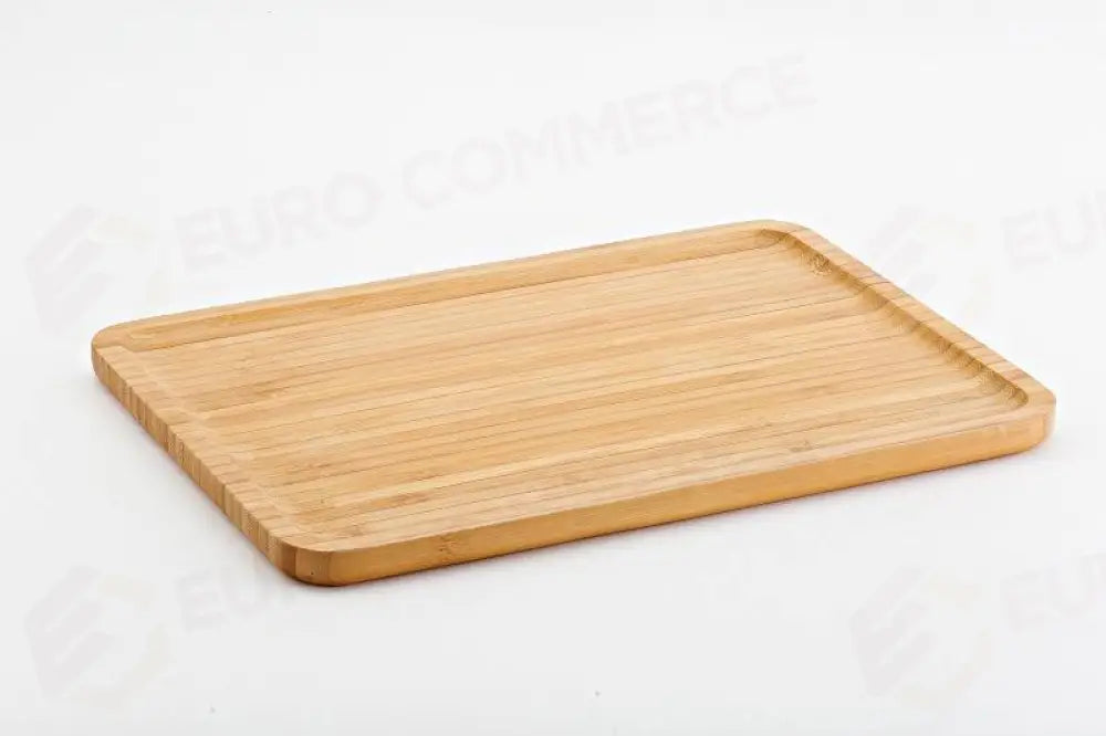 VASSOIO RETTANGOLARE IN BAMBOO NATURALE - 39X29,3X1,5 CM - S4010 - LEONE - VASSOI E TAGLIERI IN BAMBOO