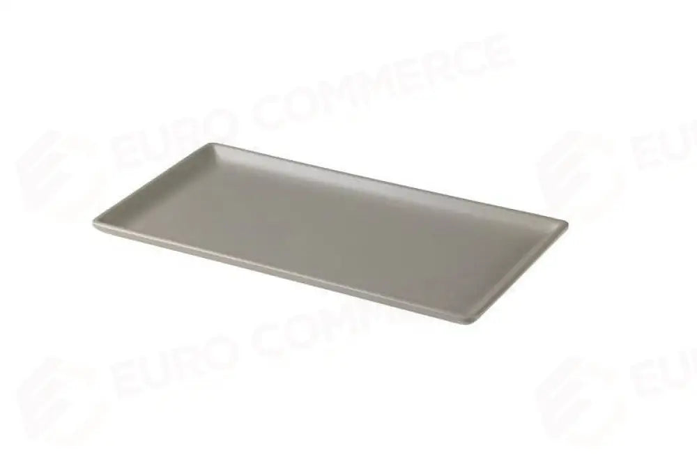 VASSOIO RETTANGOLARE IN MELAMINA GRIGIO CHIARO - 27,8X14,3X2,2 CM - T8501 - LEONE - MELAMINA COLOR