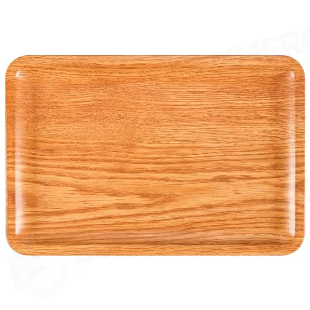 VASSOIO RETTANGOLARE MELAMINA 34X23 CM BLISS EFFETTO LEGNO M1351 MEDRI - 20350007 - MEDRI