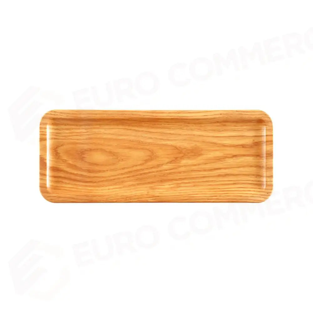 VASSOIO RETTANGOLARE MELAMINA 35X13 CM BLISS EFFETTO LEGNO M1608 MEDRI - 20350008 - MEDRI