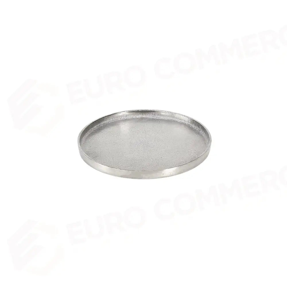 VASSOIO TONDO 25 CM SAINT TROPEZ SILVER TB-AL-07-SR-SMALL MEDRI - 13600034 - MEDRI