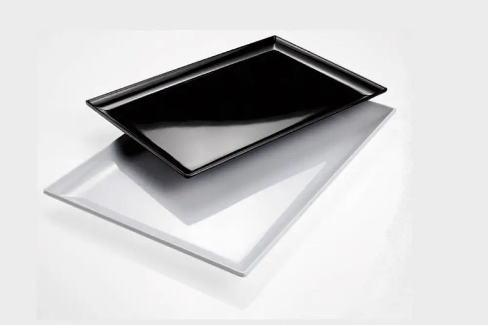 VASSOIO TOPAZIO NERO - 35X24X2,3 CM - T8020.Z - LEONE - MELAMINA BIANCA