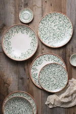 VENECIA GREEN LONA FLATE PLATE 19 CM - 20641-111019 - ID FINE
