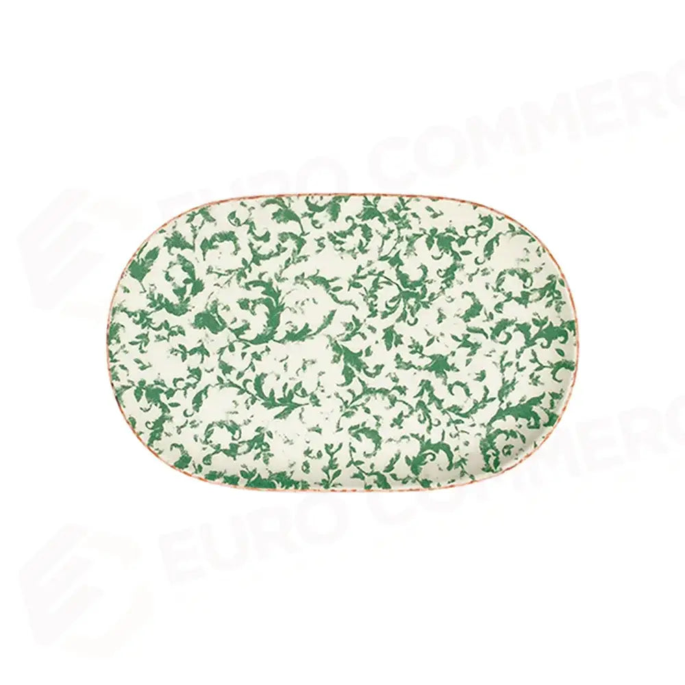 VENECIA GREEN MAGNUS PIATTO OVALE 37 CM - 20641-143037 - ID FINE
