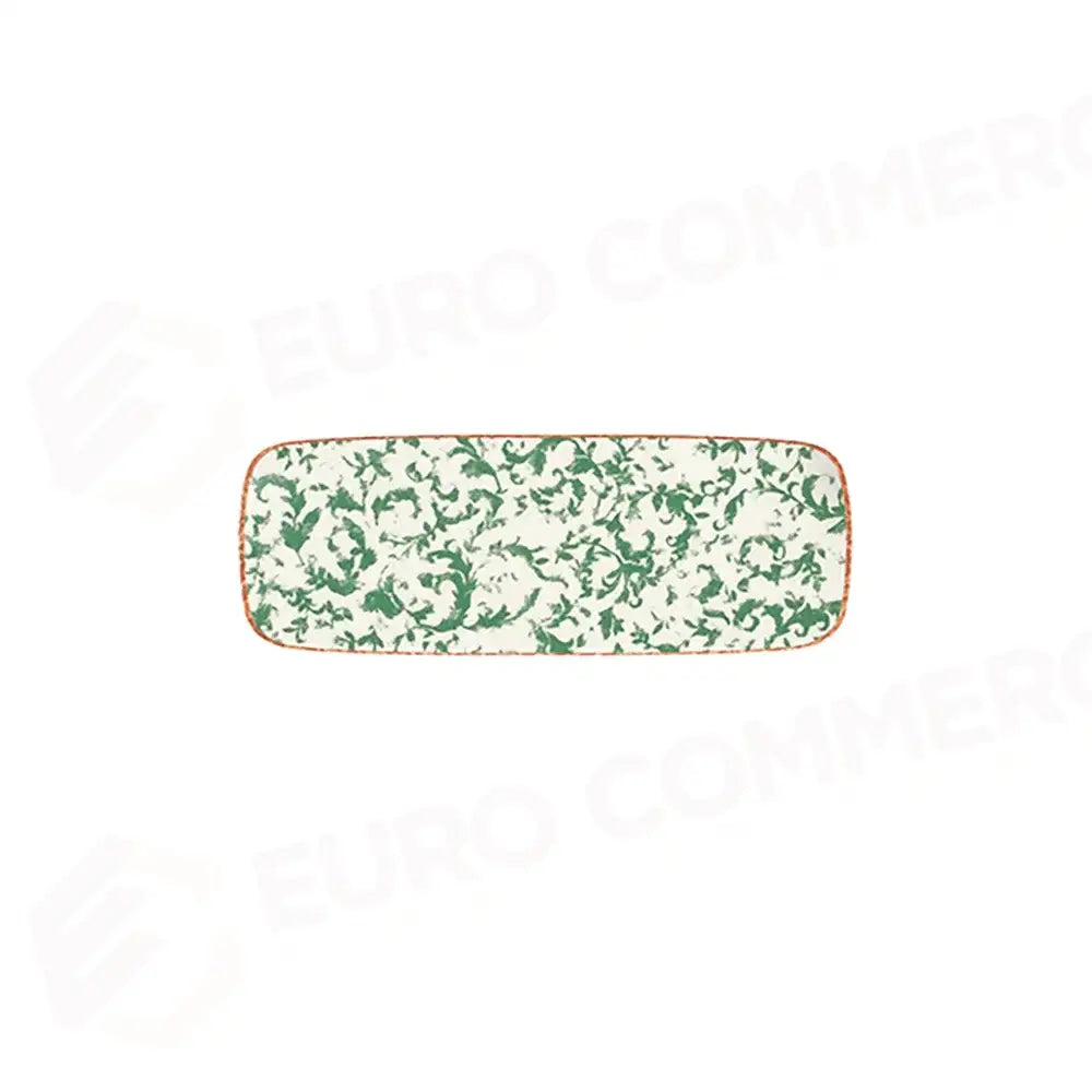 VENECIA GREEN QUADRO RECTANGULAR PLATE 30 CM (30 * 11) - 20641-151630 - ID FINE