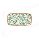 VENECIA GREEN QUADRO RECTANGULAR PLATE 35 CM (34 * 16) - 20641-151635 - ID FINE