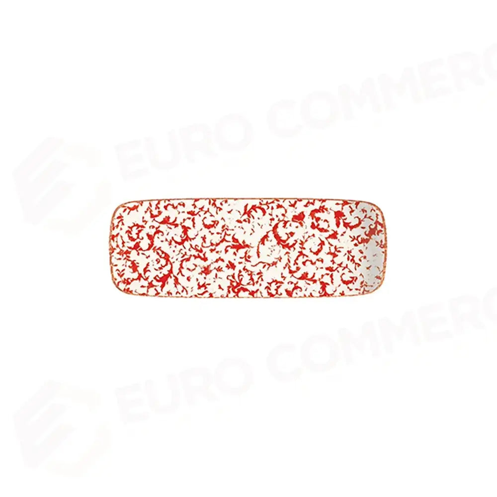 VENECIA MAROON QUADRO RECTANGULAR PLATE 30 CM (30 * 11) - 20643-151630 - ID FINE