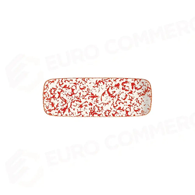 VENECIA MAROON QUADRO RECTANGULAR PLATE 30 CM (30 * 11) - 20643-151630 - ID FINE