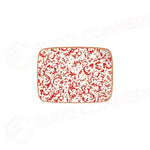 VENECIA MAROON QUADRO RECTANGULAR PLATE 31 CM (27 * 20) - 20643-151631 - ID FINE