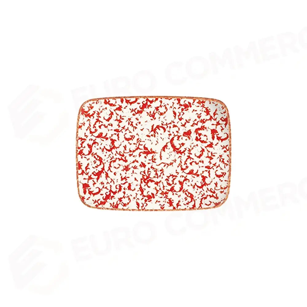 VENECIA MAROON QUADRO RECTANGULAR PLATE 31 CM (27 * 20) - 20643-151631 - ID FINE