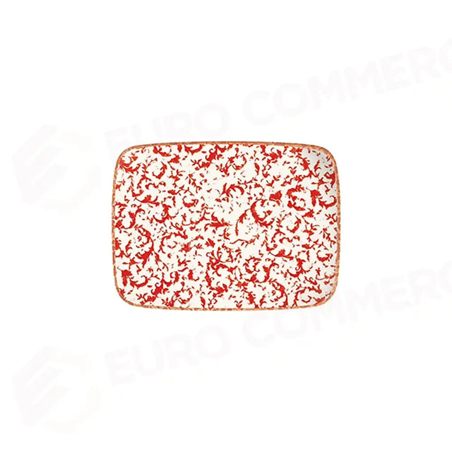 VENECIA MAROON QUADRO RECTANGULAR PLATE 31 CM (27 * 20) - 20643-151631 - ID FINE