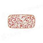 VENECIA MAROON QUADRO RECTANGULAR PLATE 35 CM (34 * 16) - 20643-151635 - ID FINE