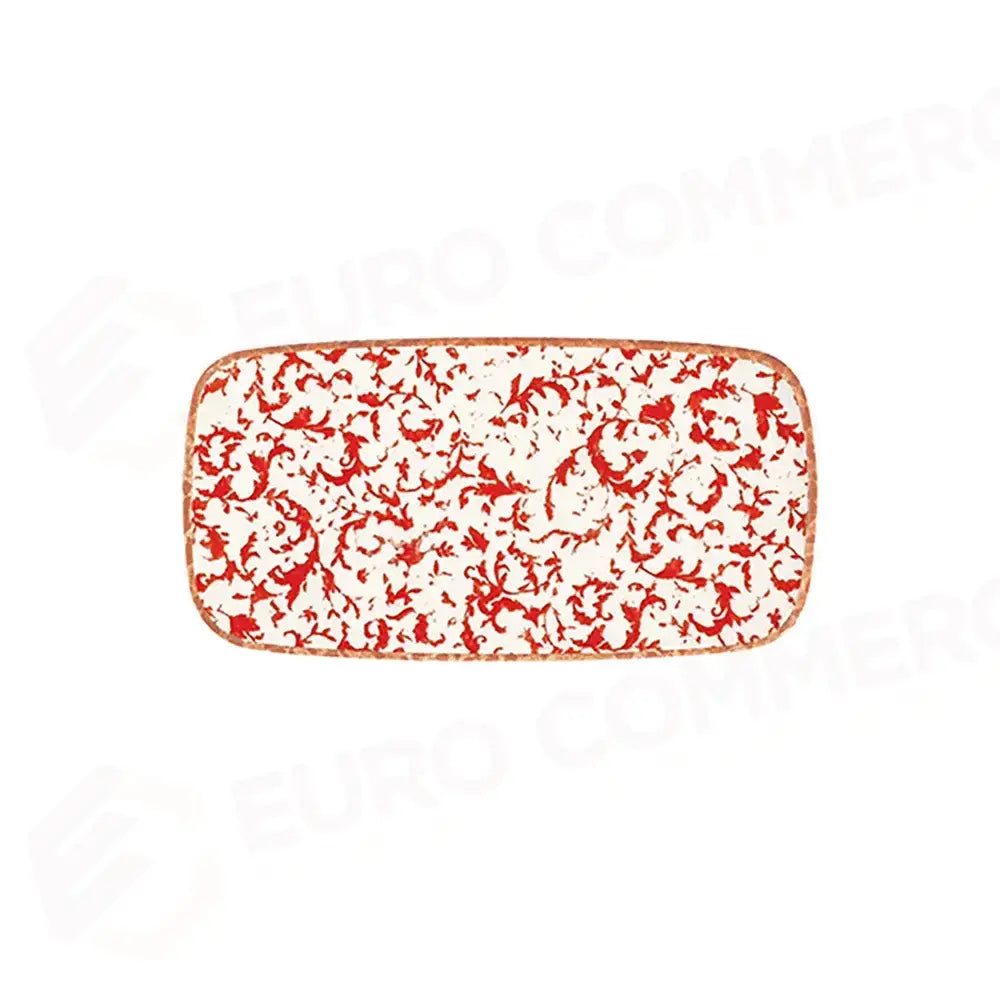 VENECIA MAROON QUADRO RECTANGULAR PLATE 35 CM (34 * 16) - 20643-151635 - ID FINE
