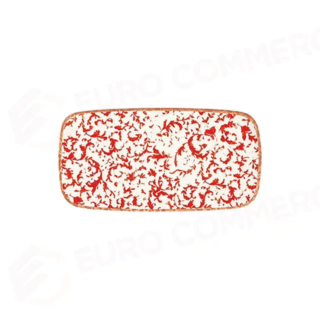 VENECIA MAROON QUADRO RECTANGULAR PLATE 35 CM (34 * 16) - 20643-151635 - ID FINE