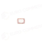 VENECIA MAROON W QUADRO RECTANGULAR PLATTER 11 CM (10 * 7) - 20644-153111 - ID FINE