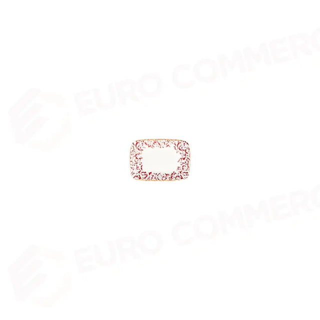 VENECIA MAROON W QUADRO RECTANGULAR PLATTER 11 CM (10 * 7) - 20644-153111 - ID FINE