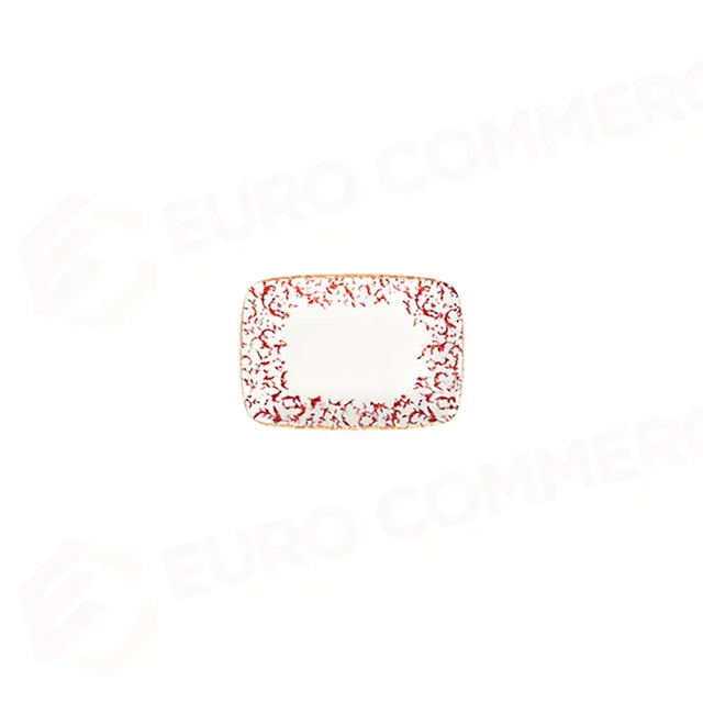 VENECIA MAROON W QUADRO RECTANGULAR PLATTER 18 CM (17 *12) - 20644-153118 - ID FINE