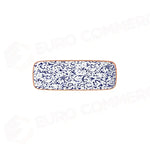 VENECIA NAVY QUADRO RECTANGULAR PLATE 30 CM (30 * 11) - 21174-151630 - ID FINE