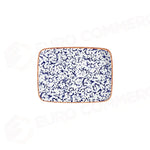 VENECIA NAVY QUADRO RECTANGULAR PLATE 31 CM (27 * 20) - 21174-151631 - ID FINE