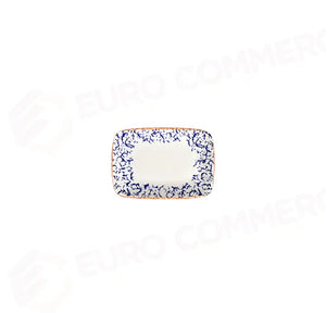 VENECIA NAVY W QUADRO RECTANGULAR PLATTER 18 CM (17 * 12) - 20543-153118 - ID FINE