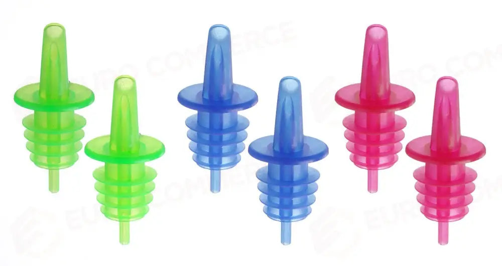 VERSATORE A FLUSSO LIBERO BARUP 2X BLU 2X ROSSI 2X VERDI ROSSO 6 PEZZI - HENDI