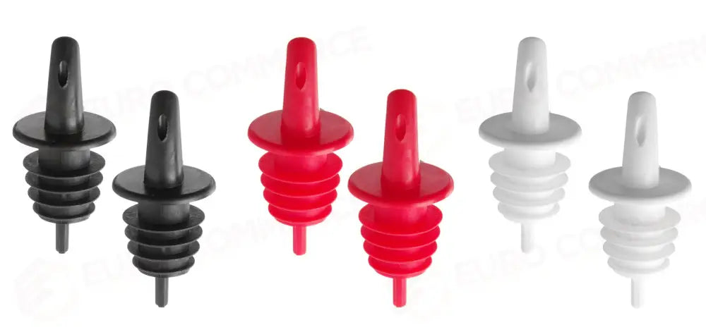 VERSATORE A FLUSSO LIBERO BARUP 2X NERI BIANCHI ROSSI ROSSO 6 PEZZI - 599440