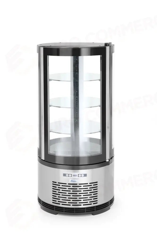 VETRINA DA DESSERT ROTONDA ARKTIC 100L 230V/210W Ø480X(H)1065MM - HENDI
