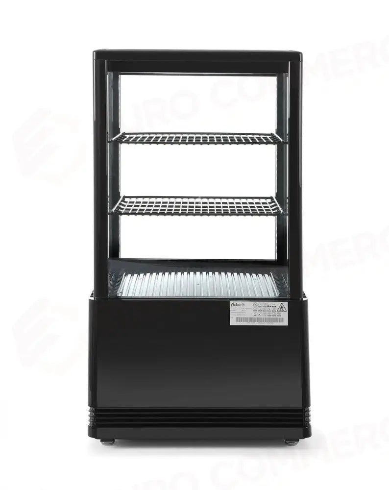 VETRINA DA ESPOSIZIONE 58 LITRI ARKTIC NERA 230V/170W 452X406X(H)830MM - HENDI