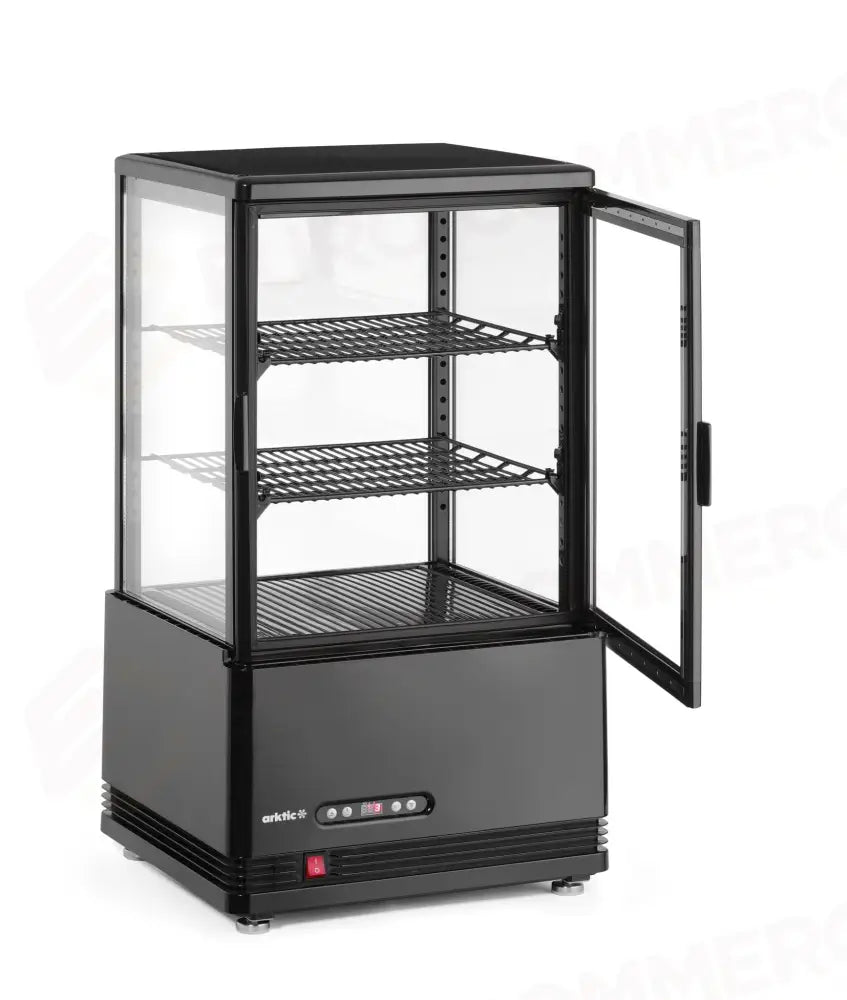 VETRINA DA ESPOSIZIONE 58 LITRI ARKTIC NERA 230V/170W 406X452X(H)830MM - 233627