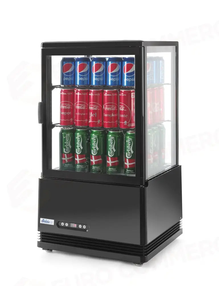 VETRINA DA ESPOSIZIONE 58 LITRI ARKTIC NERA 230V/170W 406X452X(H)830MM - 233627