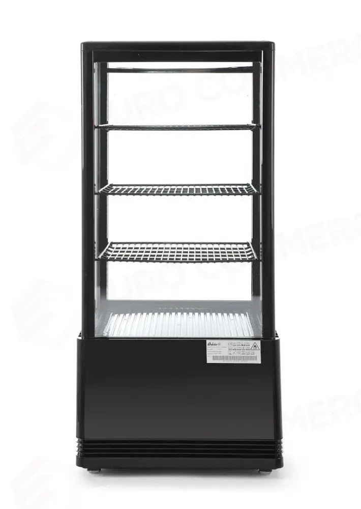 VETRINA DA ESPOSIZIONE 78 LITRI. ARKTIC NERA 230V/170W 444X397X(H)940MM - HENDI