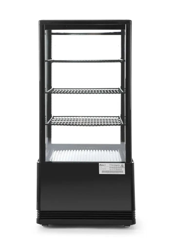 VETRINA DA ESPOSIZIONE 78 LITRI. ARKTIC NERA 230V/170W 444X397X(H)940MM - HENDI