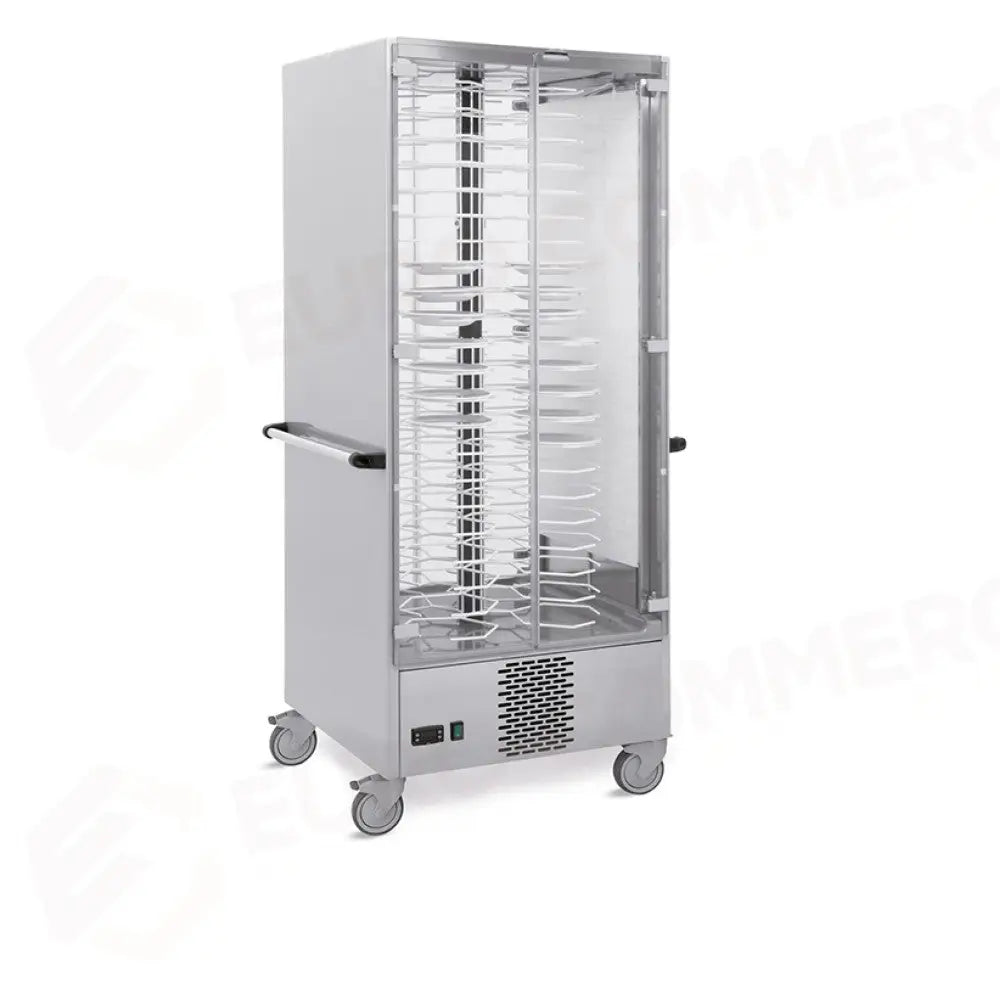 VETRINA ESPOSITIVA REFRIGERANTE PORTATA 88 PIATTI Ø 18÷24 - 3370PS-88 - METALCARRELLI - CARRELLI