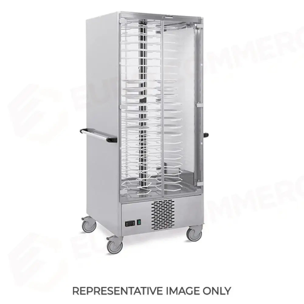 VETRINA ESPOSITIVA REFRIGERANTE PORTATA 88 PIATTI Ø 24÷31 - 3371PS-88 - METALCARRELLI - CARRELLI