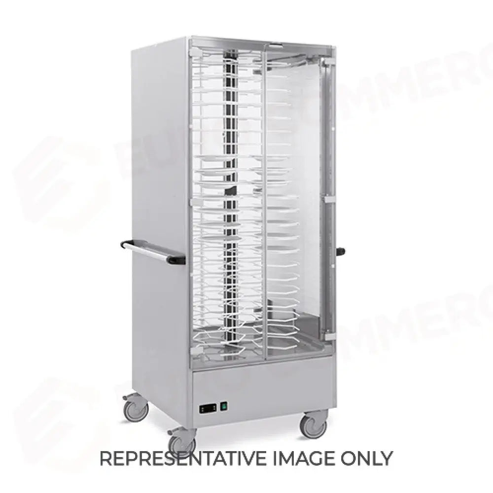 VETRINA ESPOSITIVA RISCALDANTE PORTATA 88 PIATTI Ø 24÷31 - 3361PS-88 - METALCARRELLI - CARRELLI