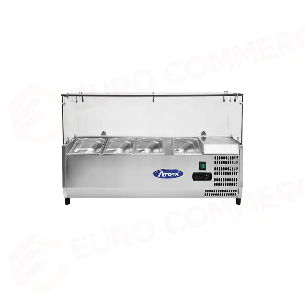 VETRINA INGREDIENTI ATOSA CON TECA IN VETRO - GN 1/3 - ESL3881-GR