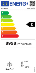 Etichetta Energetica ALBA 18 VDB SP TECFRIGO