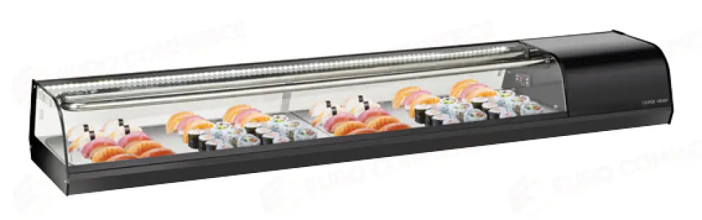 VETRINA ORRIZONTALE REFRIGERATA PER SERVIZIO ASSISTITO (SUSHI) 0°/+5°C - RS 80 - COOL HEAD