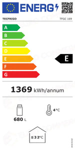 Etichetta Energetica TFGC 169 TECFRIGO