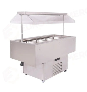 BUFFET E CARRELLINI - ISOLA 4.0 M INOX - TECFRIGO