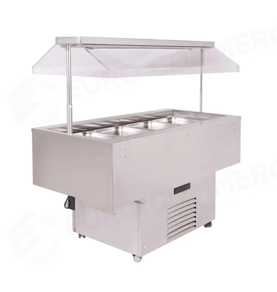 BUFFET E CARRELLINI - ISOLA 4.0 M VT INOX - TECFRIGO
