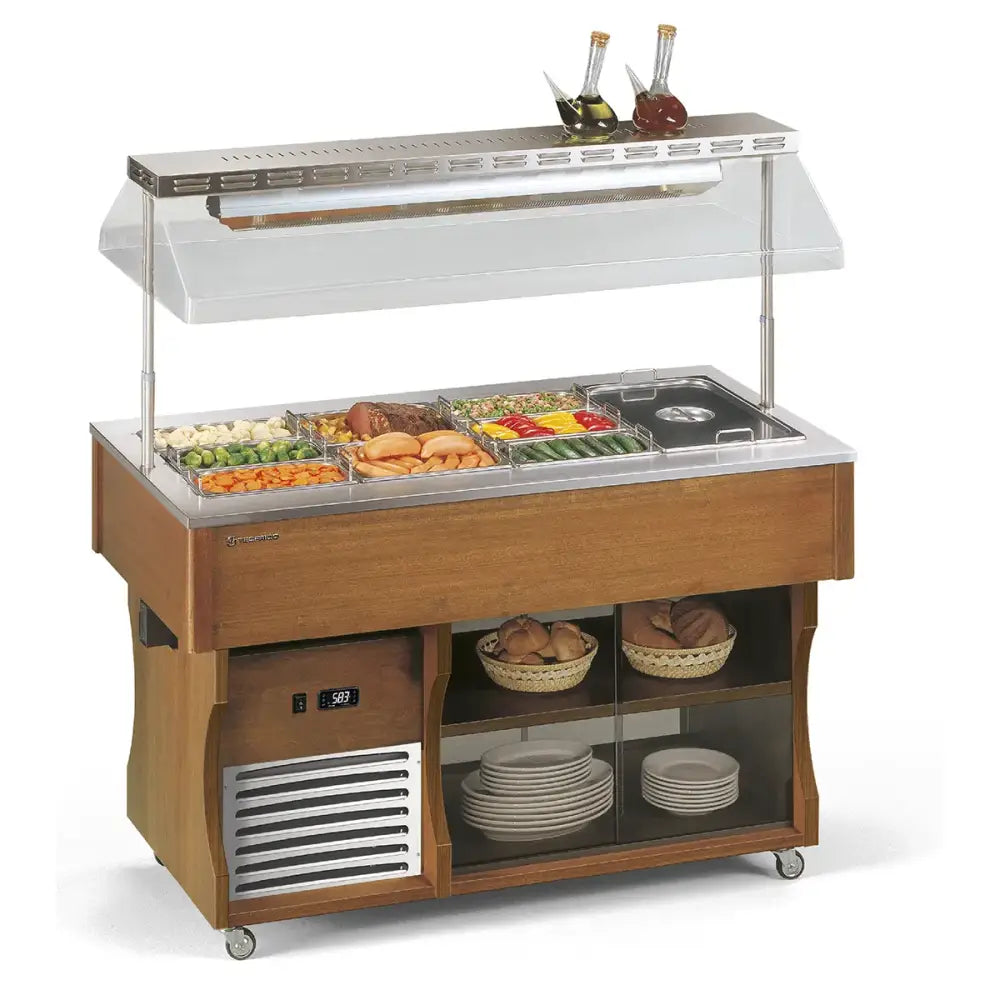 BUFFET E CARRELLINI - ISOLA 4 M DRY - TECFRIGO