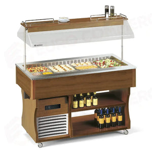 BUFFET E CARRELLINI - ISOLA 6 M VT - TECFRIGO