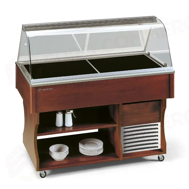 VETRINA REFRIGERATA BUFFET E CARRELLINI - ISOLA MSERVICE 4 HOT - TECFRIGO