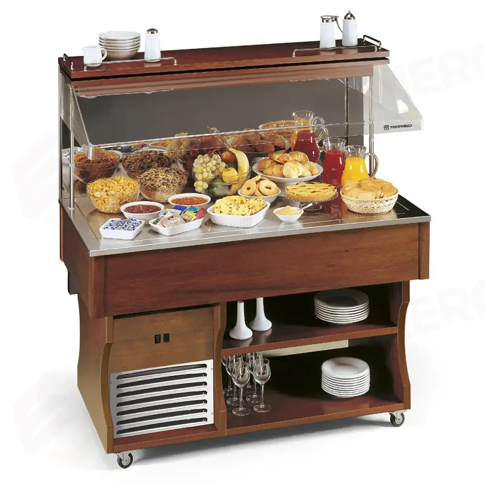 BUFFET E CARRELLINI - ISOLA MURALE 4 M NEUT - TECFRIGO