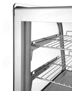 VETRINA REFRIGERATA DA BANCO ARKTIC 160L 230V/160W 885X570X(H)680MM - 233719