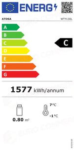 VETRINA REFRIGERATA DA BANCO ’ROUND’ - WTY130L - ATOSA