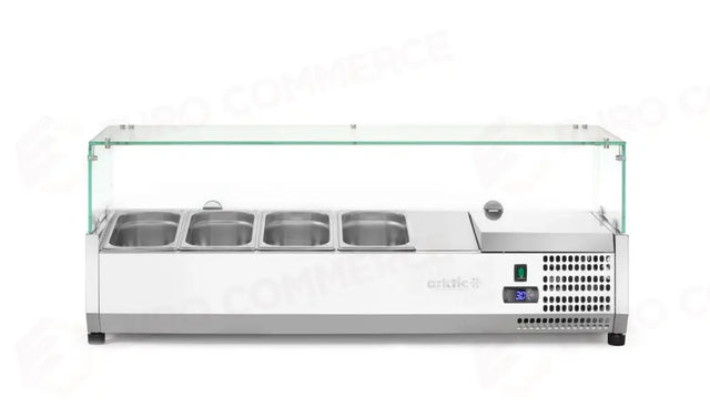 VETRINA REFRIGERATA GN 1/3, ARKTIC, 6X GN 1/3, 230V/180W, 1405X420X(H)456MM - 232972
