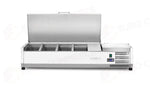 VETRINA REFRIGERATA GN 1/3 ARKTIC 6X 230V/180W 1405X420X(H)630MM - 233955